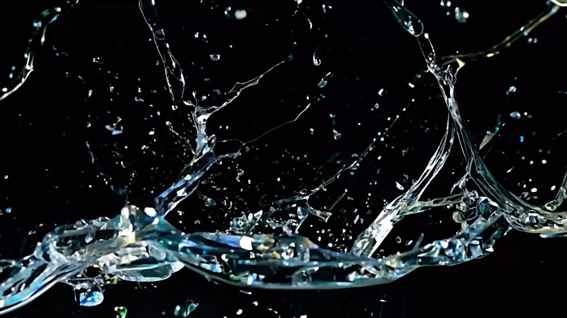 Dynamic Water Splash Stock Video for Energetic Video Edits